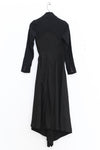 Marc le bihan double fabric dress 2185 black